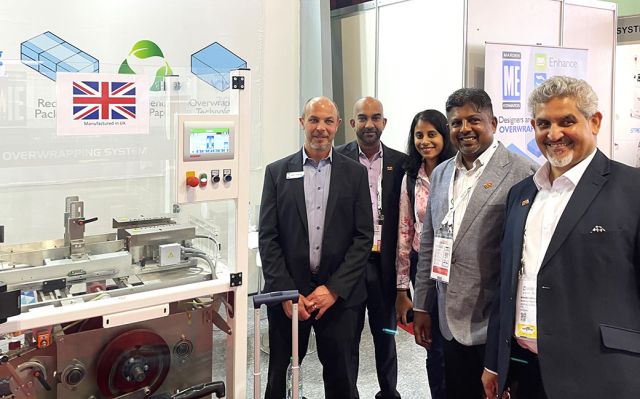 Ben Hawes with Anverally Team at Gulfood