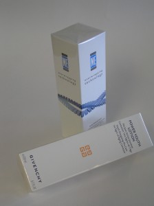 cosmetics products overwrapped