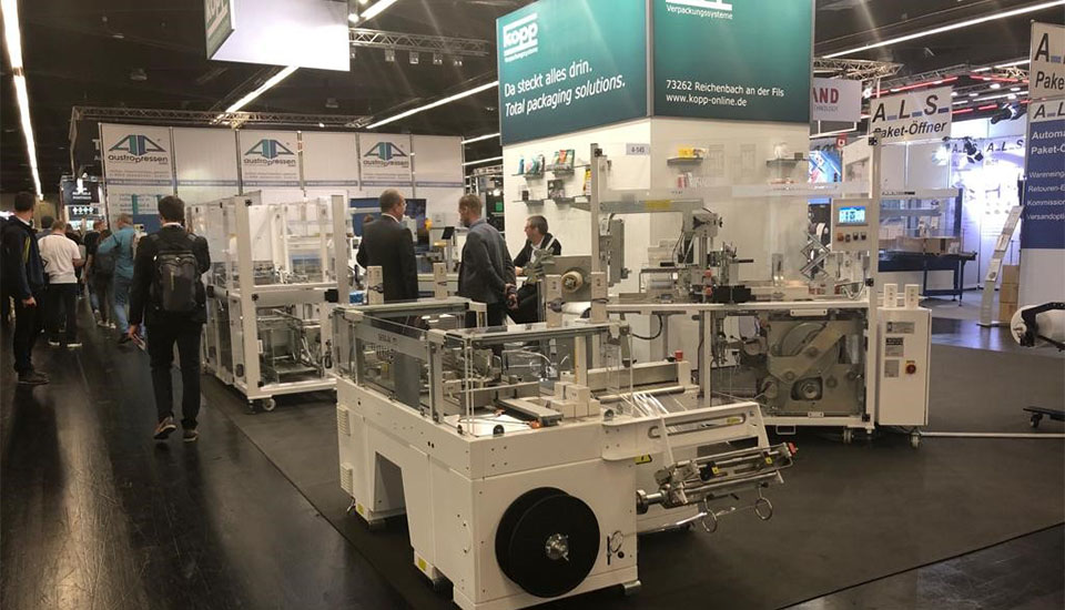 Marden Edwards Machinery on the Kopp stand at Fachpack 2022