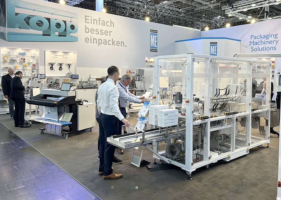 Marden Edwards stand on Day 2 at Interpack 2023