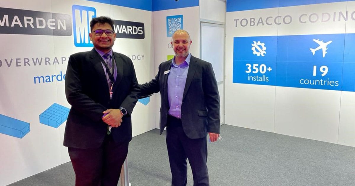 Some friendly faces at the Marden Edwards stand at WT Middle East 2021 