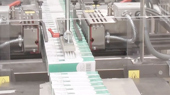 LX series cosmetics overwrapping machine