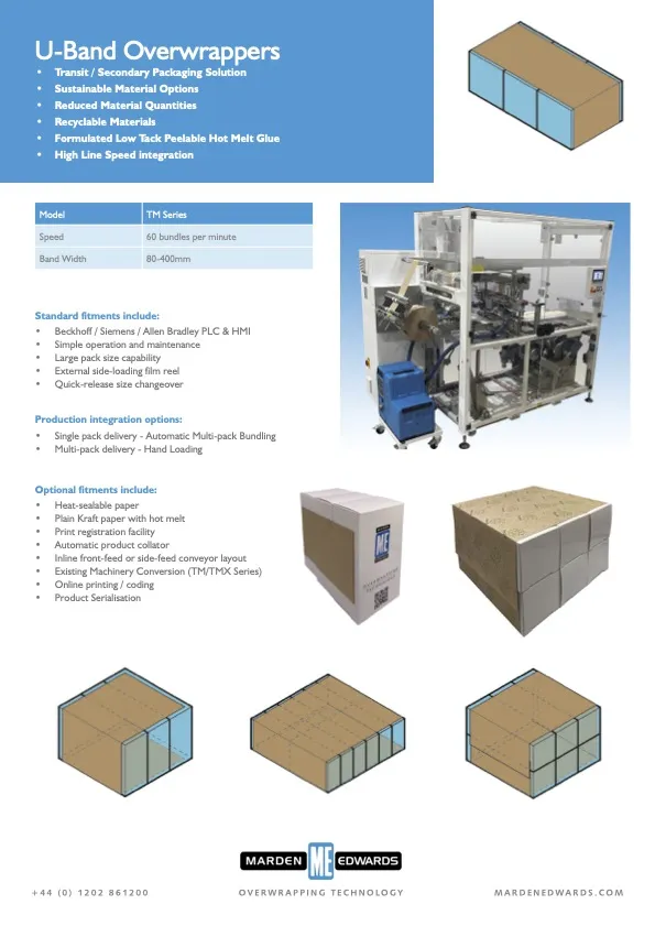 U-Band Overwrappers Brochure