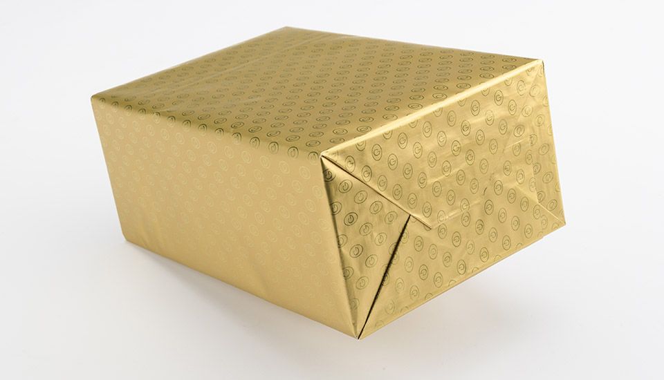 Caja Cartón Envuelta con Papel Termosellable 