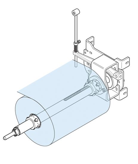 3. Chargement latéral de la bobine de film
