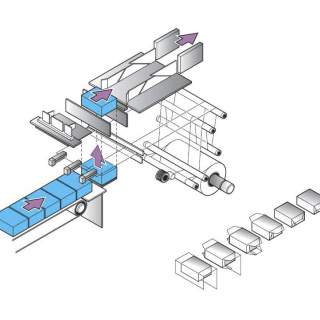 Processus d'emballage de paquets sur Série B