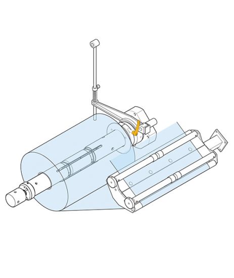 3. Chargement latéral de la bobine de film