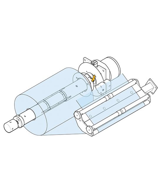 3. Chargement latéral de la bobine de film