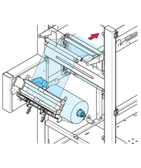3. Chargement latéral de la bobine de film