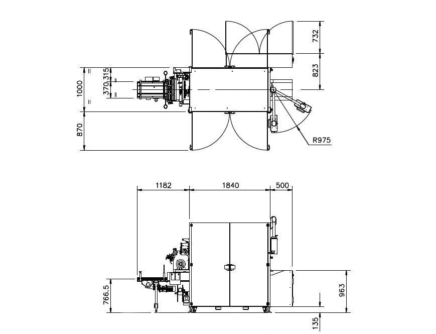 Dessins techniques de la série TMX