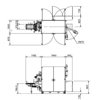 Dessins techniques de la série TMX