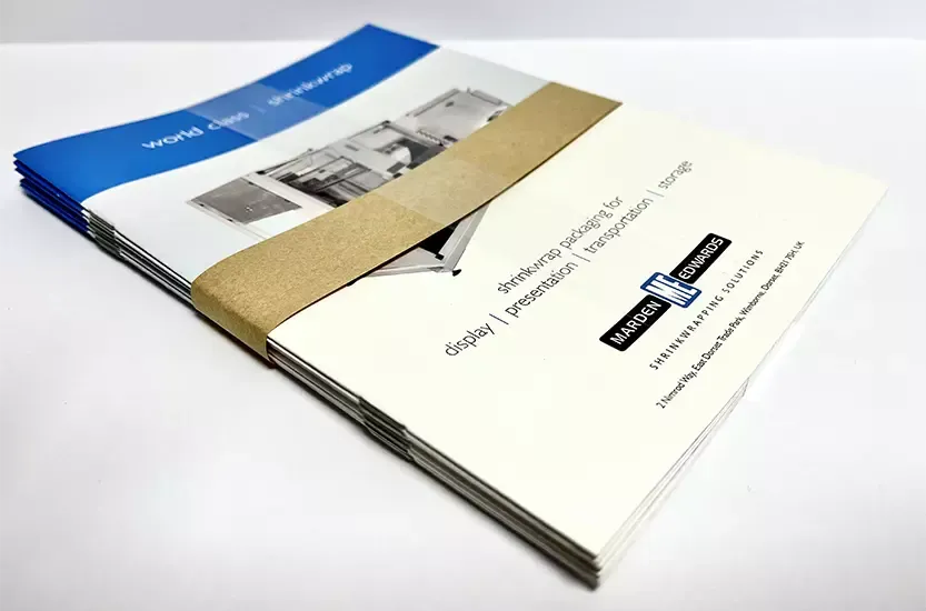 Paper cross-banded booklets