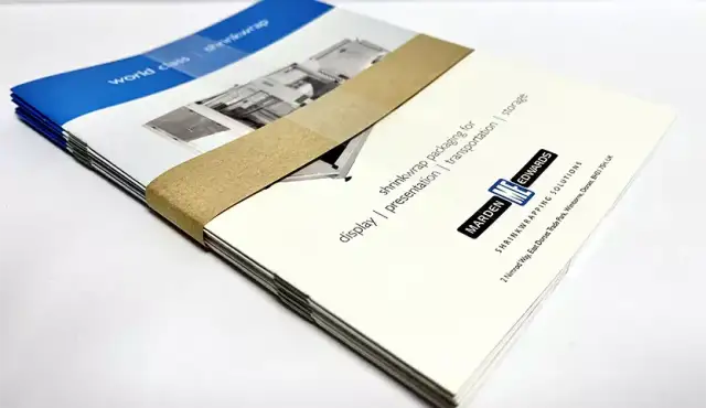 Paper cross-banded booklets