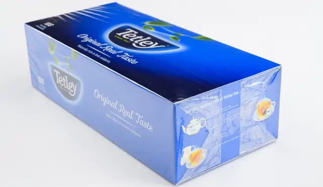 Tetley Tea Carton Overwrap