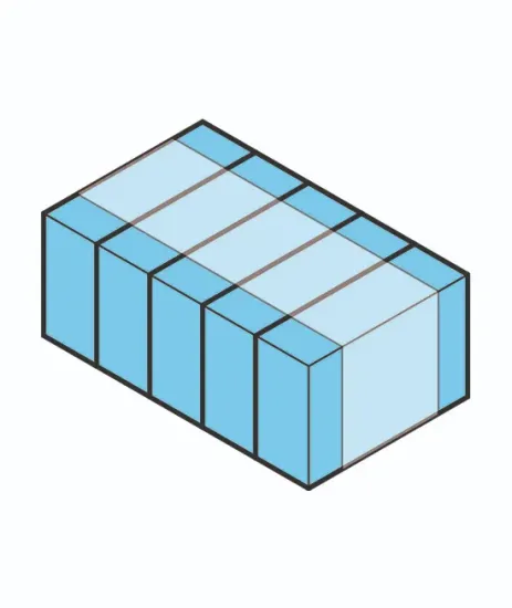 Banded 5x1x1 format diagram