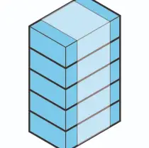 Banded 1x1x5 format diagram