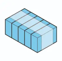 Banded 5x1x1 format diagram