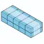 Banded 1x5x2 format diagram