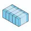 Banded 5x1x1 format diagram