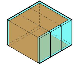 1x3x1 wrapping diagram