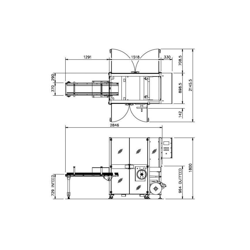BX Series engineering drawings