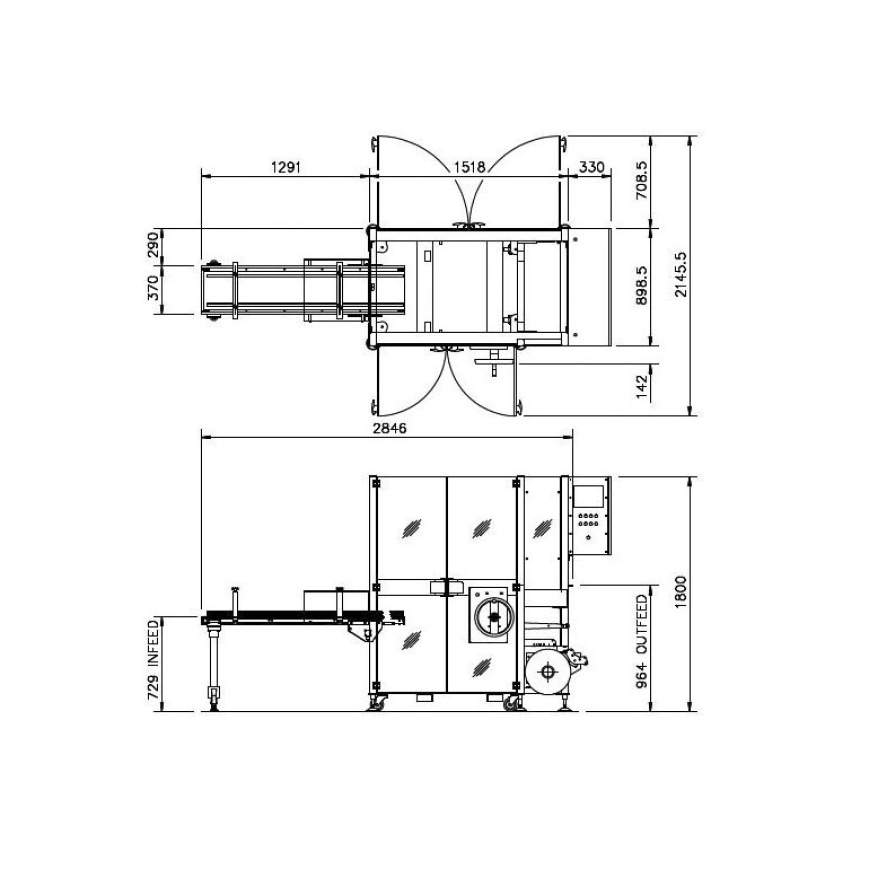 LX Series engineering drawings