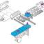 ME 120B Series pack wrapping process diagram 