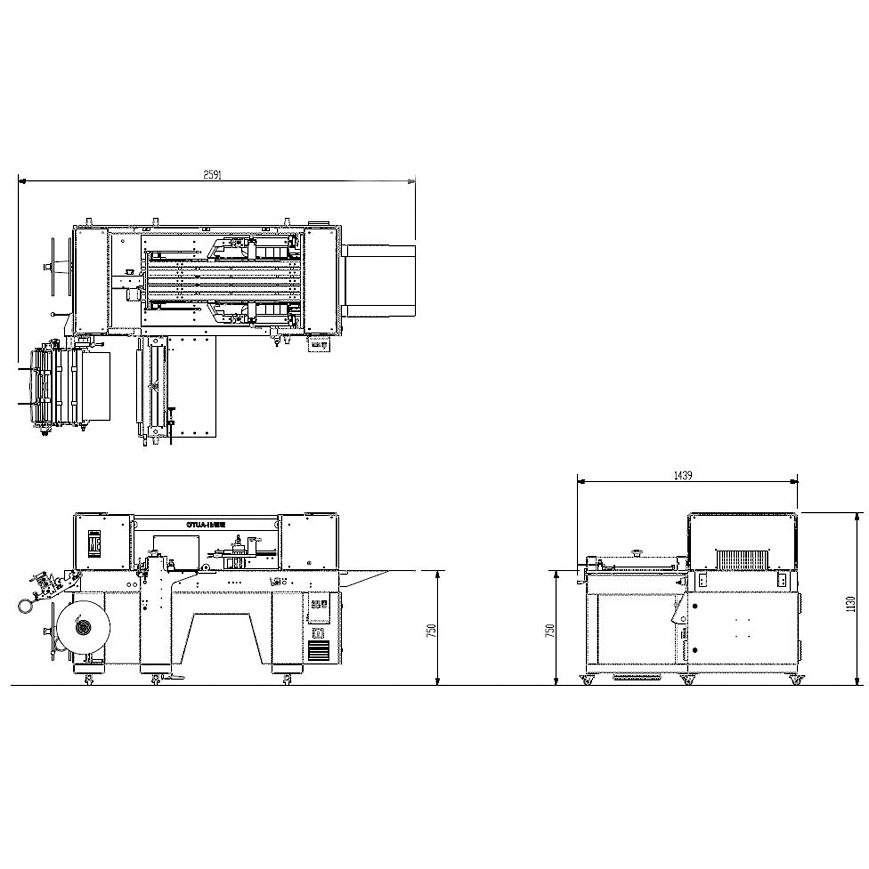 Semi-Auto Series engineering drawings