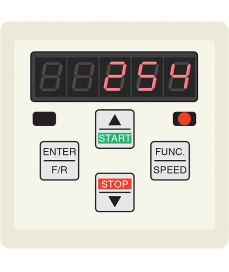 Operators Control Panel Sign Operator Control Panel Semi-Auto | Marden Edwards