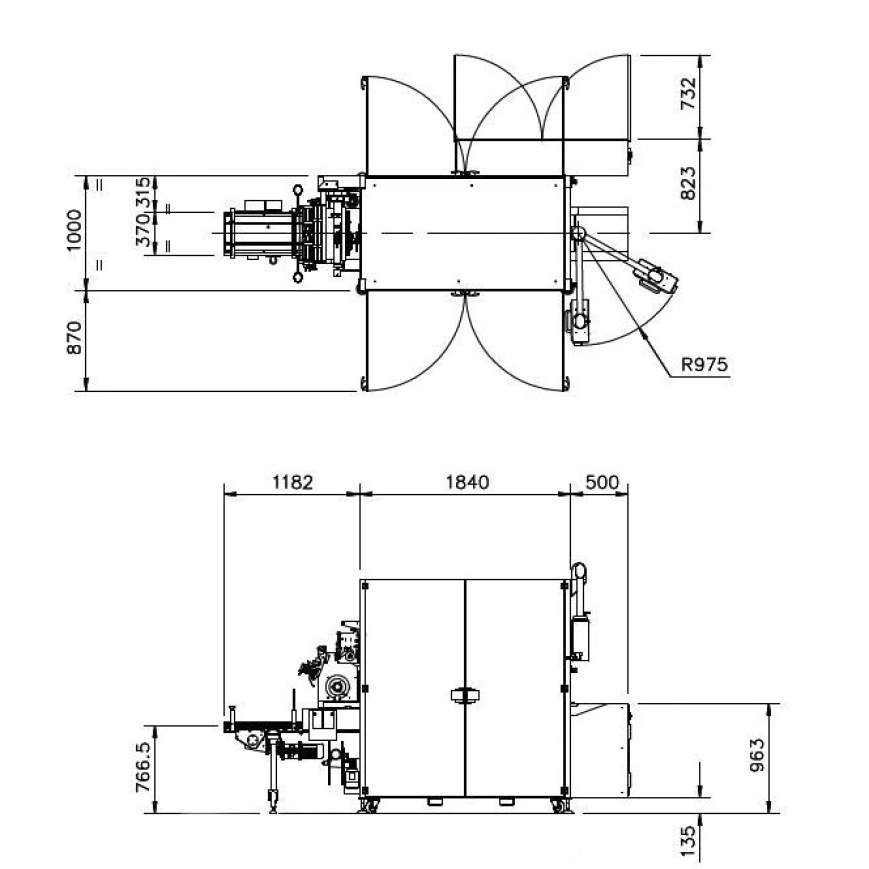 TMX Series engineering drawings