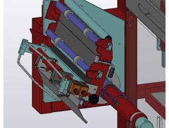 3. Film Slitter Side Loading Film Spindle