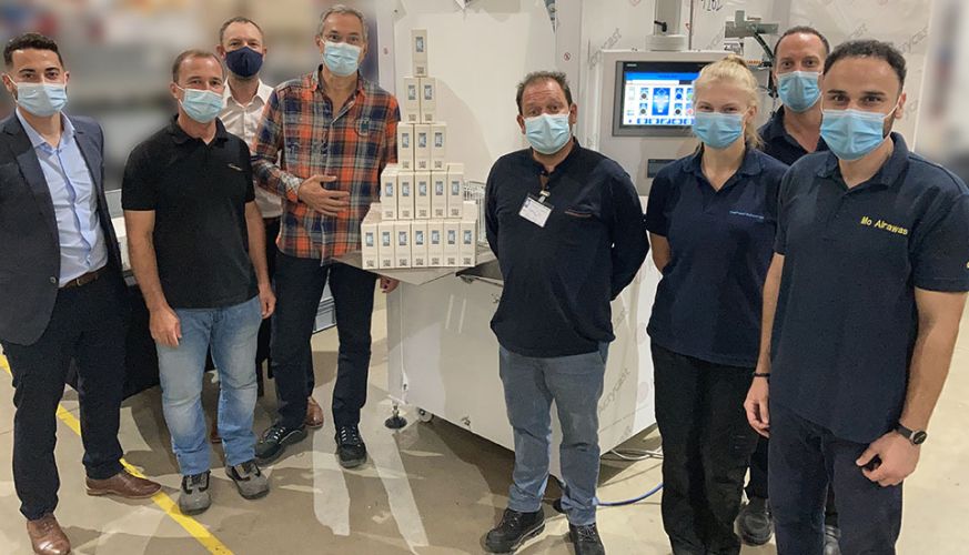 Christian Dior of France visit Marden Edwards HQ