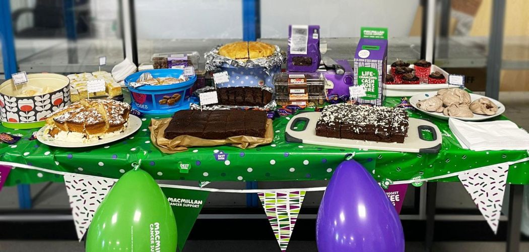 Marden Edwards Macmillan Cake Sale September 2021