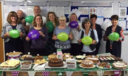 Macmillan Coffee Morning Bakers at Marden Edwards