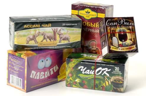 Russian & CIS tea box selection