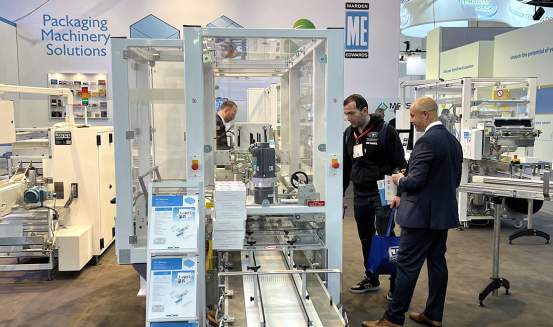 Marden Edwards machine demonstration at Interpack