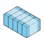 Banded 5x1x1 format diagram