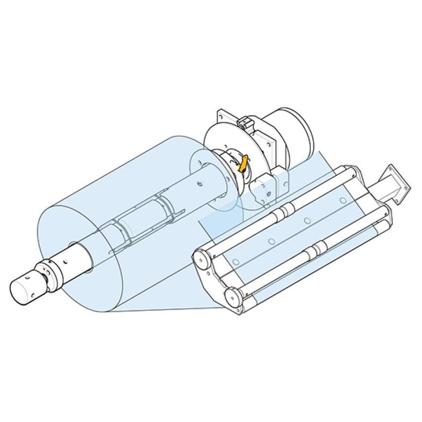 3. Side Loading Film Spindle 3. Side Loading Film Spindle