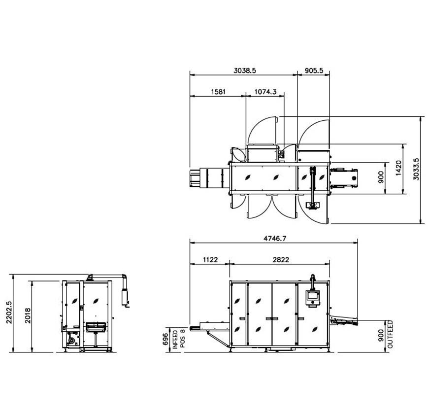 ME 120B Series engineering drawings