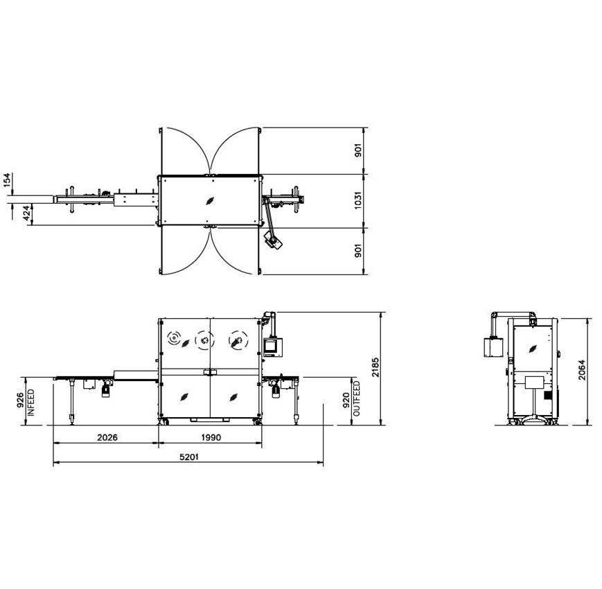 ME 300T series engineering drawings