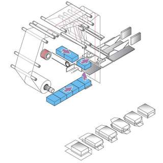 TM Series pack wrapping process diagram